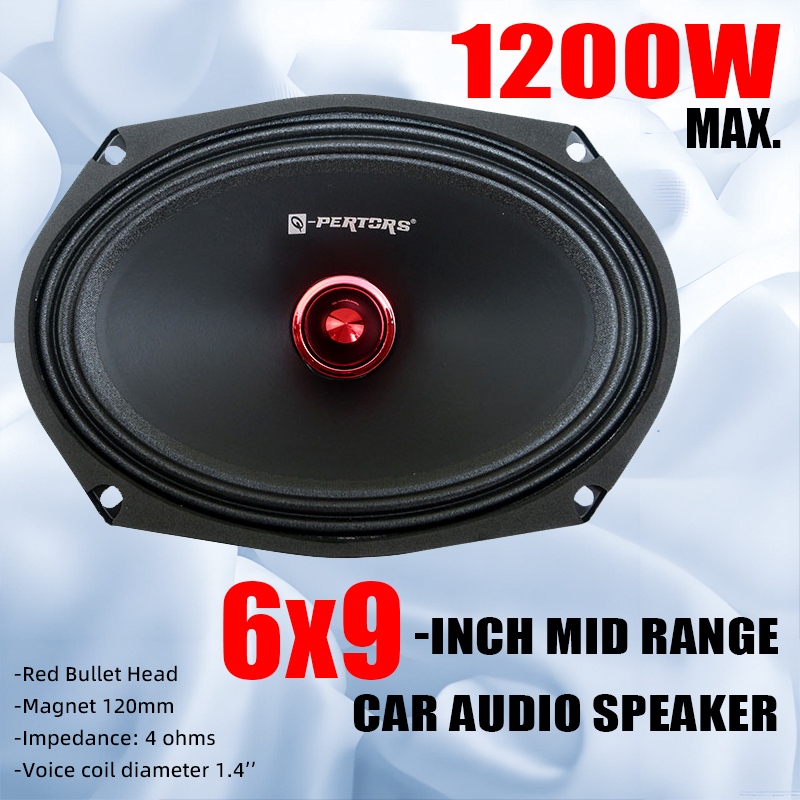 Audio Universal Music - 1PC Speaker Mobil 6x9 Inch 1200W