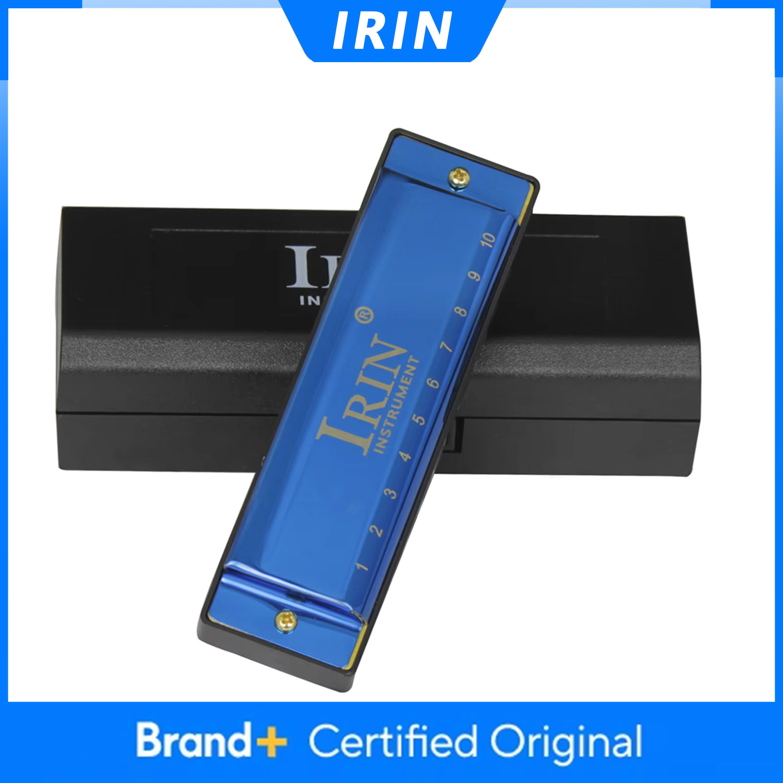 Harmonica 10 Hole - IRIN 10 Lubang 20 Nada Harmonika