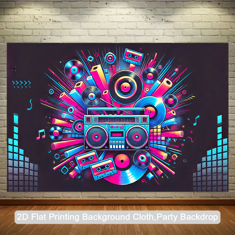 Audio Music For Background - Produk 2D datar, 1 bagian. Kotak