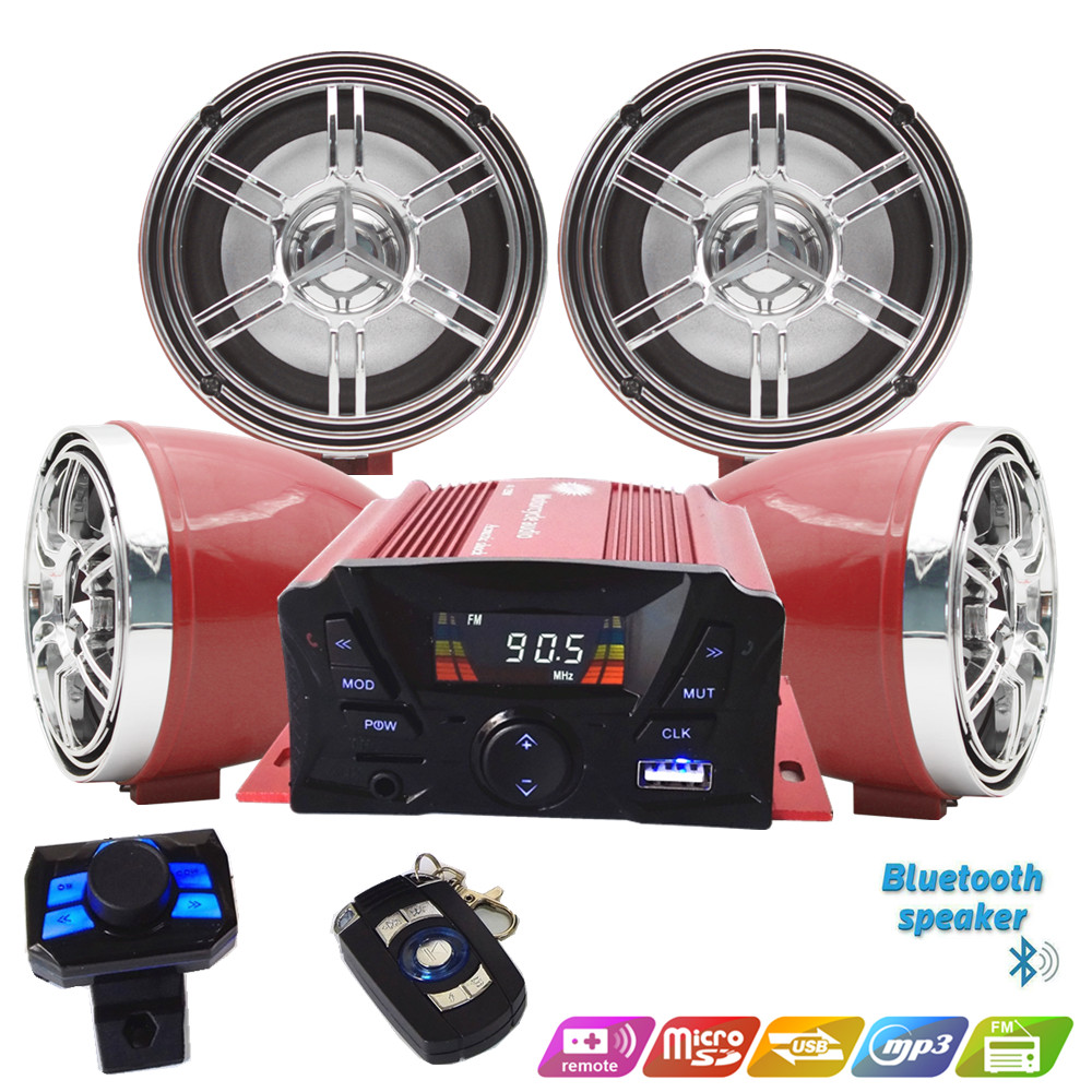 Audio Music Player - 12V 4 Saluran UTV ATV Golf