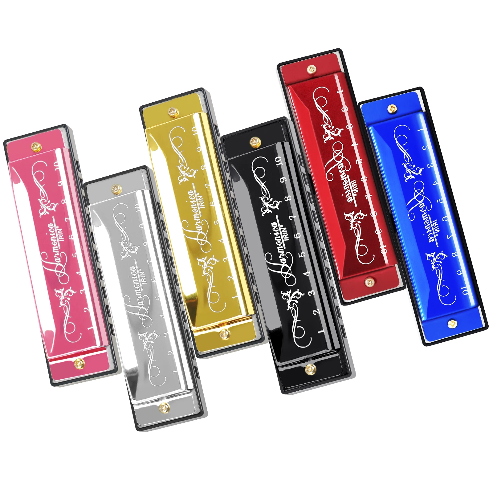 Harmonica 10 Hole - IRIN 10 Lubang 20 Nada Harmonika