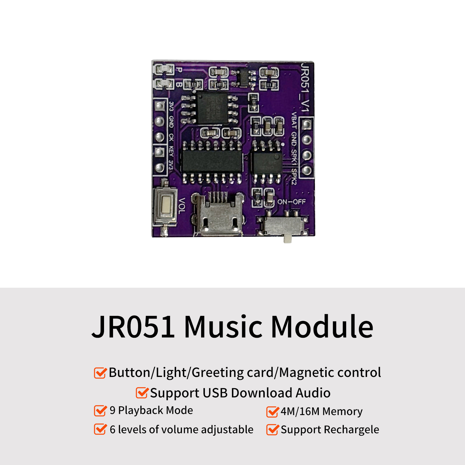 Download Audio Music Player - Modul Suara Musik USB penguat 3W