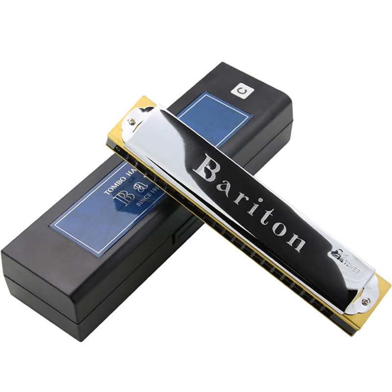Harmonica 10 Hole - Harmonika Bariton Tombo 21 Nada No.
