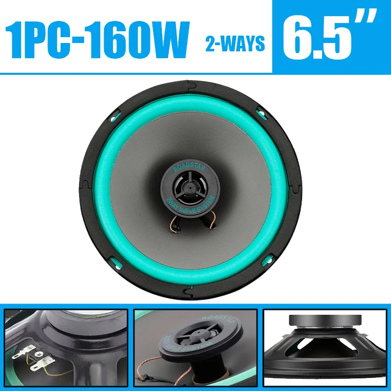 Audio Universal Music - 1 Buah 160W 6.5 Inci Speaker