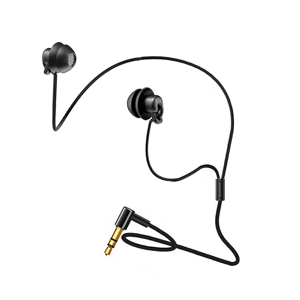 Audio Music Player - Headphone berkabel pendek 3.5mm Earphone silikon