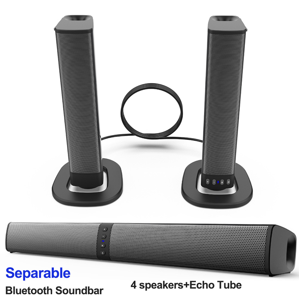 Audio And Music Separate - Soundbar terpisah untuk TV, Soundbar nirkabel