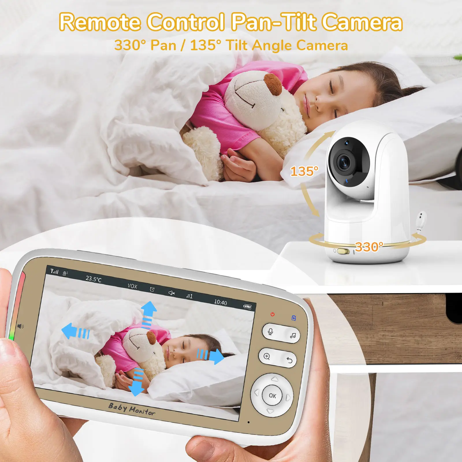 VB803 PRO Monitor Bayi dengan  - Audio Hd Music ulasan dan harga
