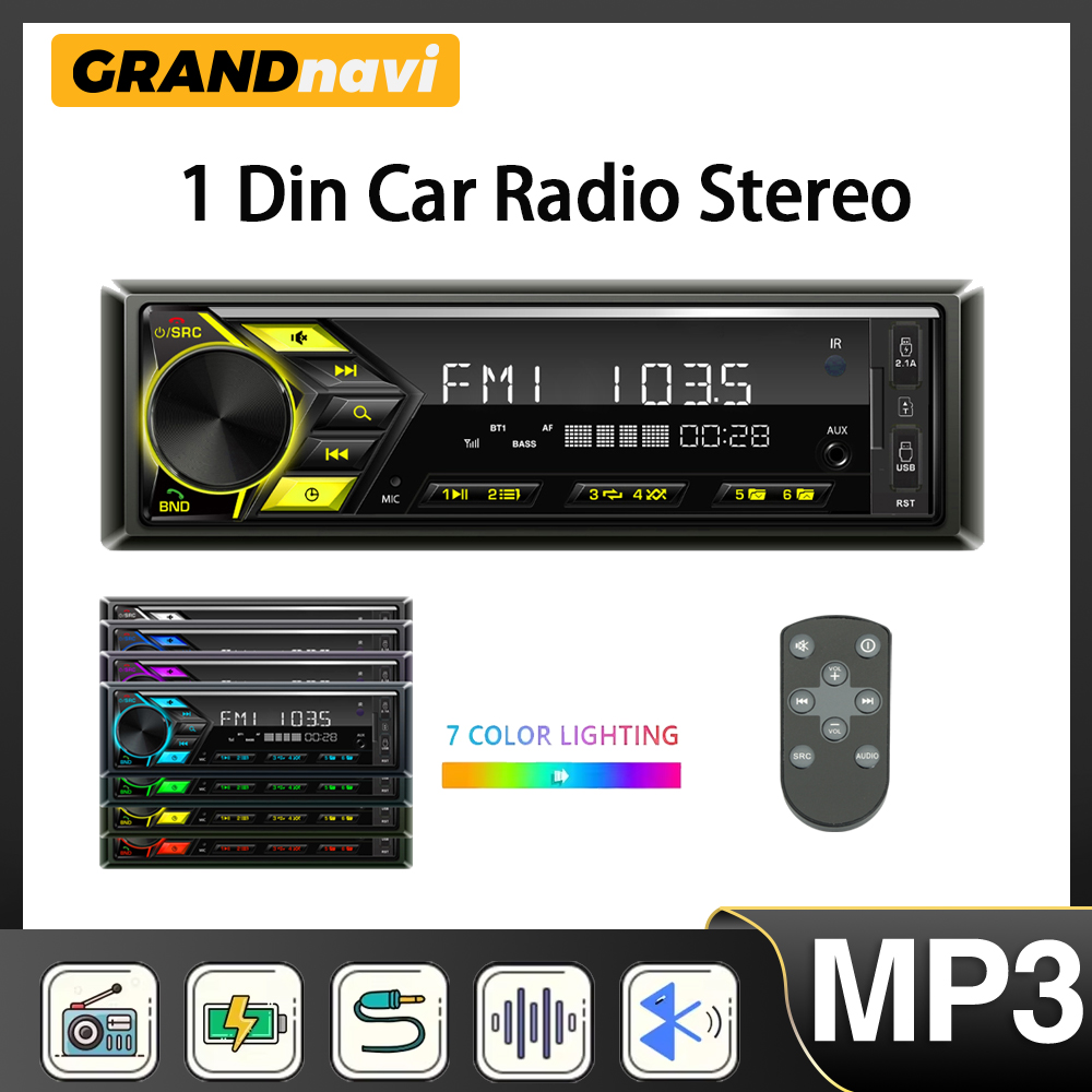Radio Mobil 1din Pemutar MP3 D - Audio Universal Music ulasan dan harga