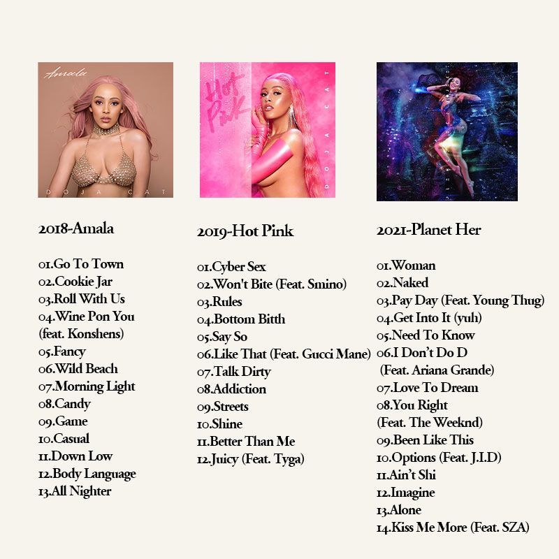 Koleksi Album Musik Doja Cat 6 - Audio And Music ulasan dan harga