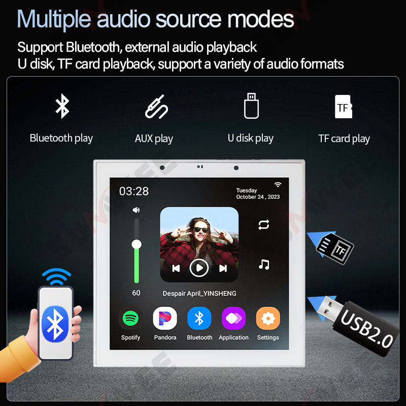 Amplifier Audio Bluetooth 4 In - Audio Music For Background ulasan dan harga