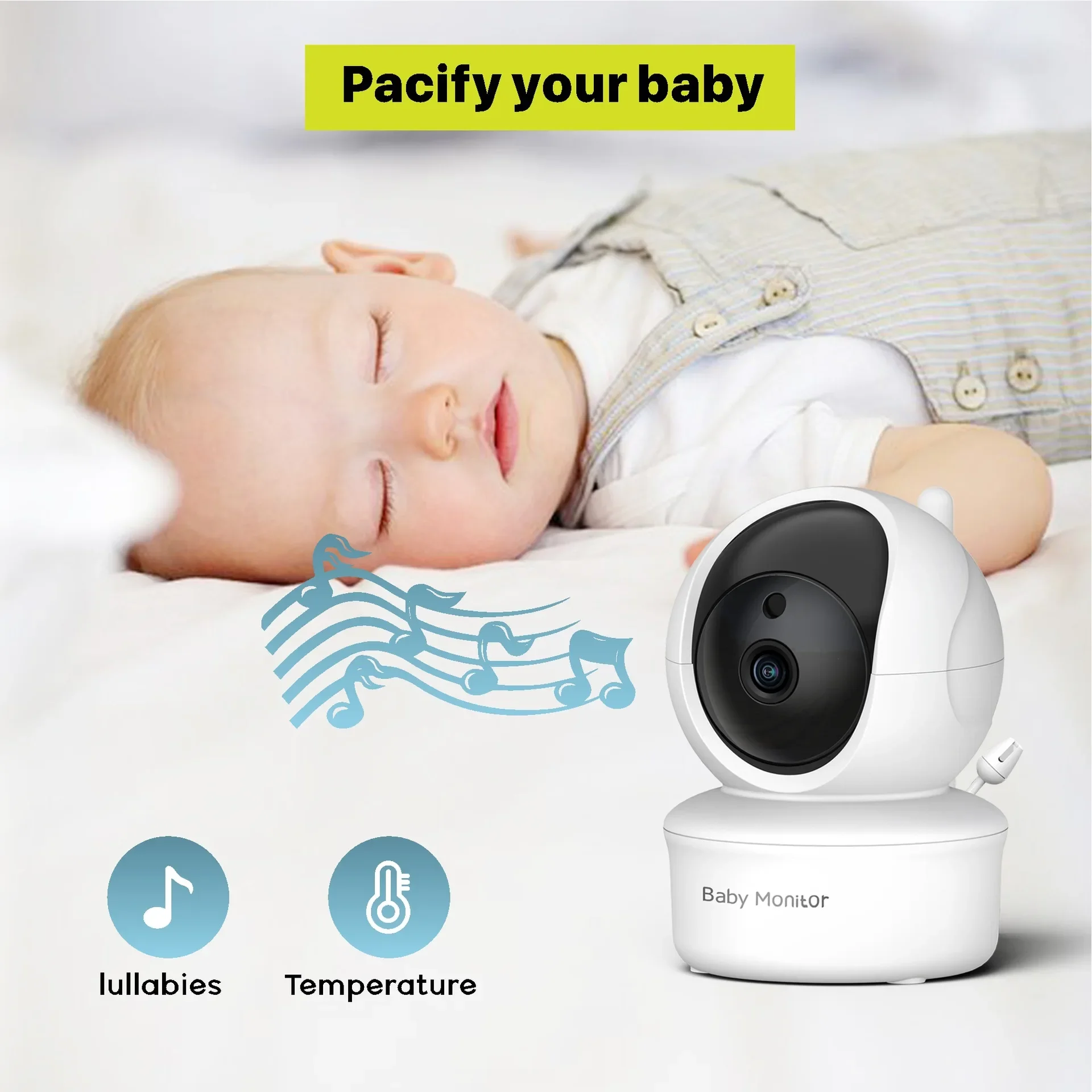 Monitor Bayi Video 5.0 Inch, D - Audio Hd Music ulasan dan harga