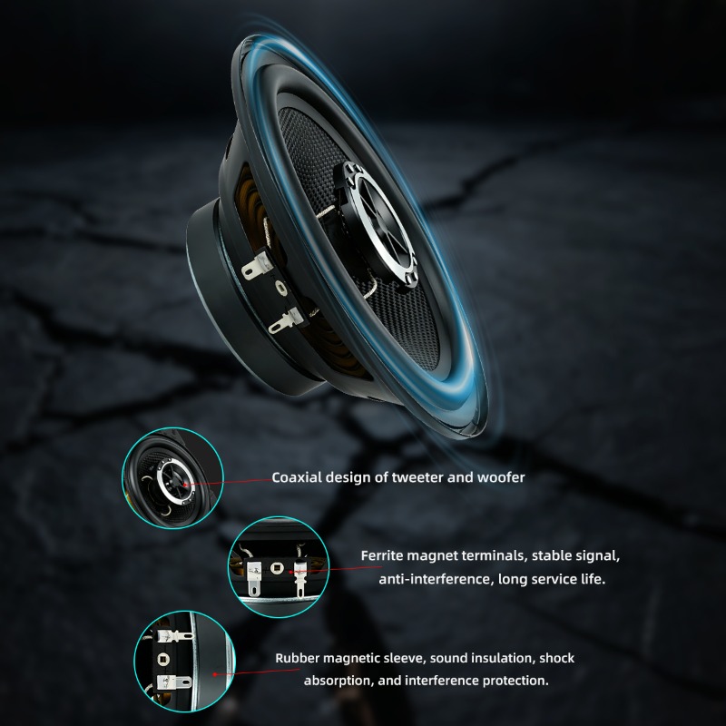 2 Buah Speaker Koaksial 6.5 In - Audio Universal Music ulasan dan harga