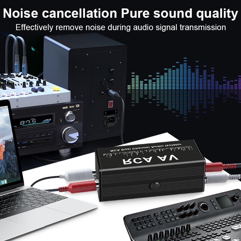 Isolator Loop Tanah RCA 2 Salu - Audio And Music ulasan dan harga
