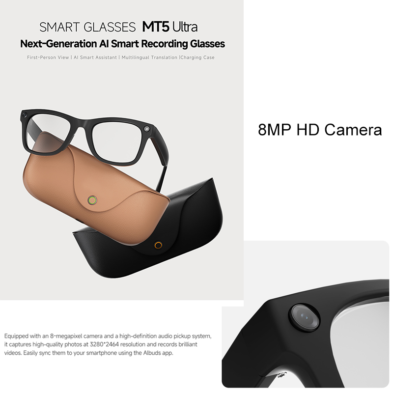 Kacamata Pintar AI 2026 HD 800 - Audio Hd Music ulasan dan harga