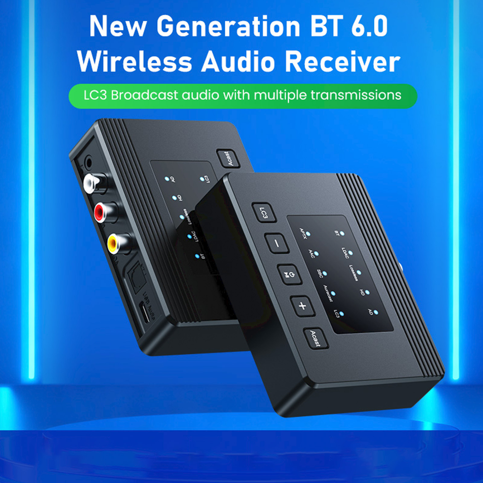 Penerima Audio Bluetooth 6.0 L - Audio Hd Music ulasan dan harga
