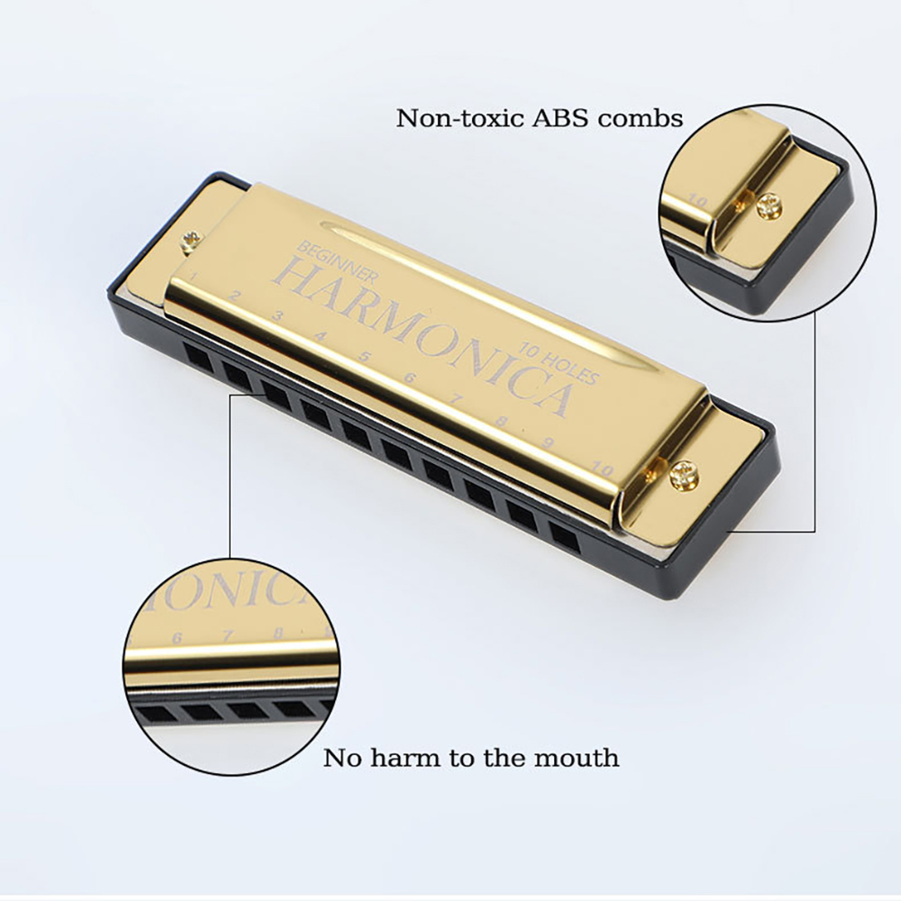Harmonika Blues Harp 10 Lubang - Harmonica 10 Hole ulasan dan harga