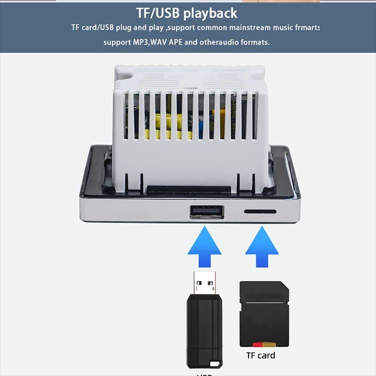 Amplifier Dinding Bluetooth, p - Audio Music For Background ulasan dan harga