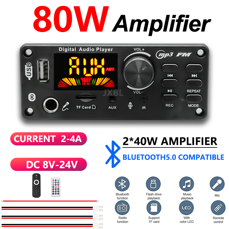 Papan Dekoder MP3 Bluetooth 5. - Audio Music Play ulasan dan harga