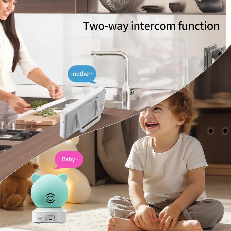 Danmini TUYA Monitor Bayi Kont - Audio Hd Music ulasan dan harga