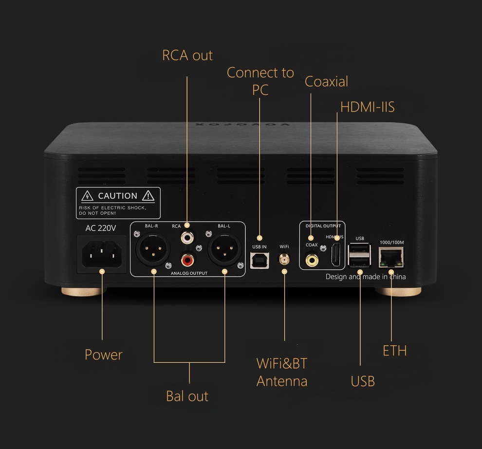 VOVOFOX-HiFi AP05S Pemutar Mus - Audio Music Play ulasan dan harga